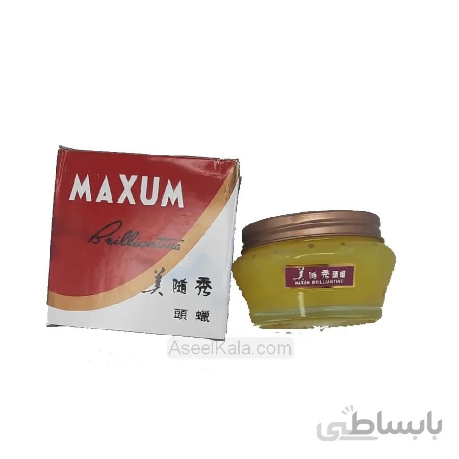 واکس مو مکسام MAXUM رنگ قرمز وزن 65 گرم