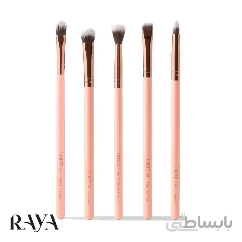 ست براش چشم لوکسی مدل آیکونیک Eyeconic رنگ رزگلد ا Luxie Eyeconic Eye Set - Rose Gold