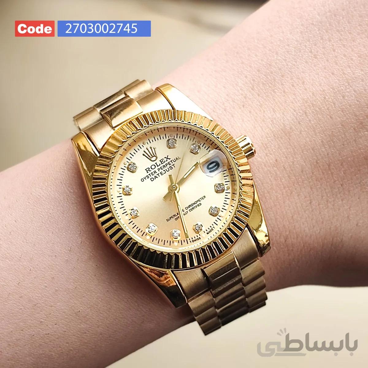 ساعت زنانه رولکس کد 456242