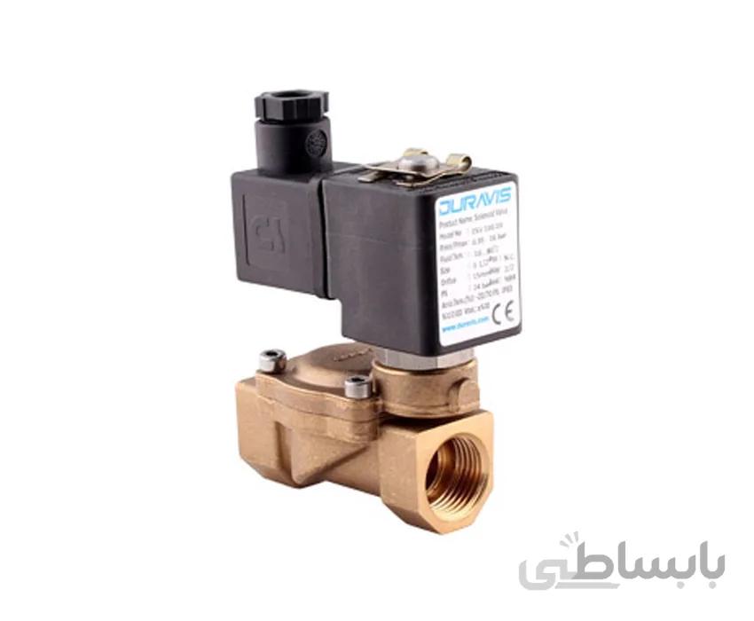 شیر برقی دیافراگمی نرمال اوپن 1/2 اینچ دوراویس Duravis ESV