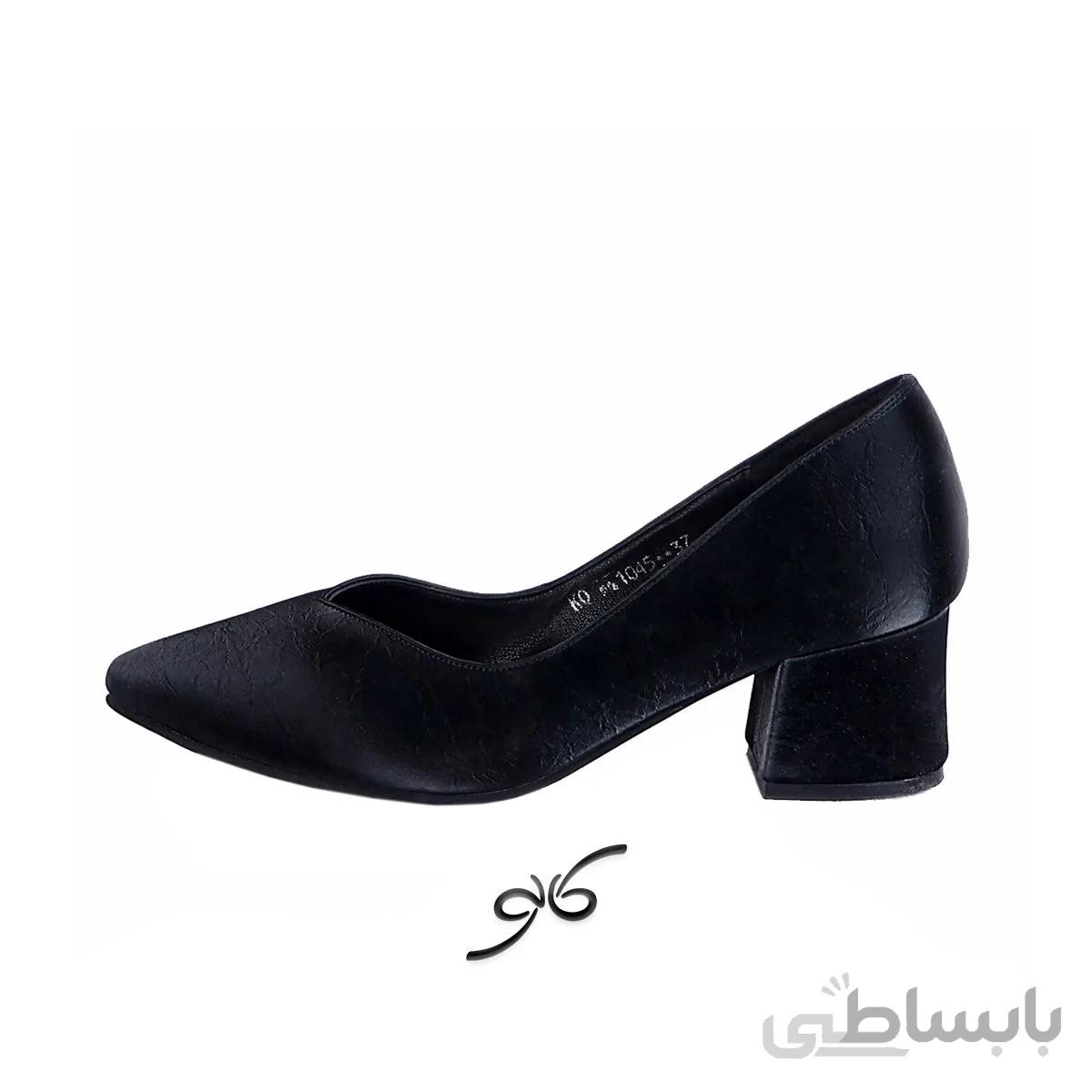 کفش مجلسی پاشنه کوتاه زنانه - 1045