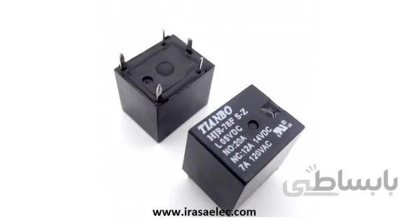 رله 12 ولت تک کنتاکت کوچک