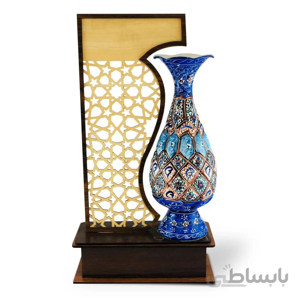 تندیس گلدان میناکاری