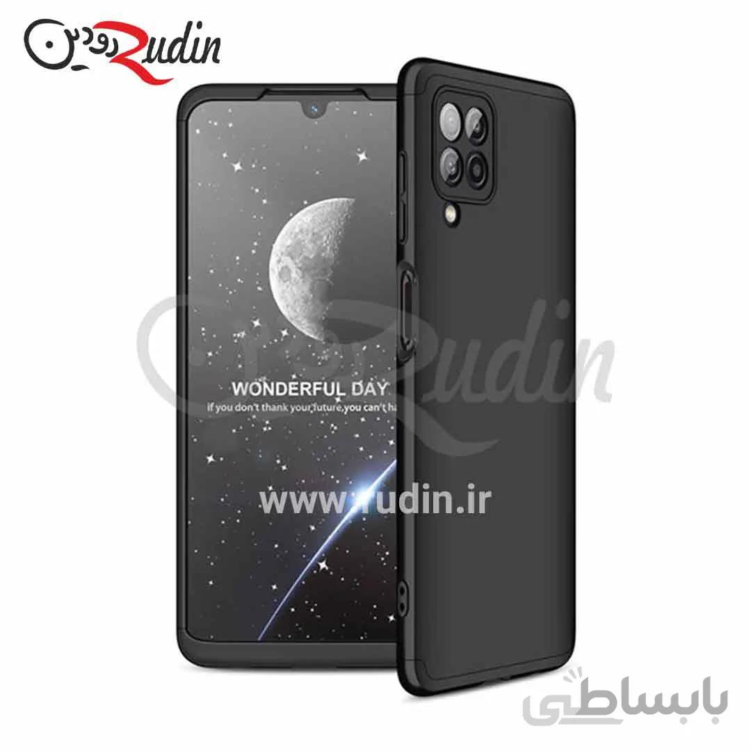 کاور ۳۶۰ درجه مدل GKK مناسب سامسونگ A22 4G مشکی دور مشکی