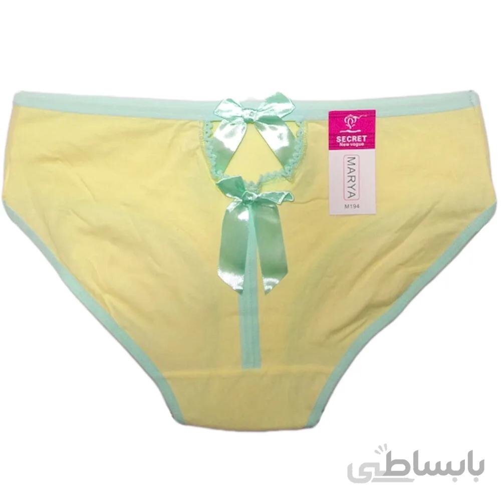 شورت پنبه زنانه MARYA حاشیه رنگی