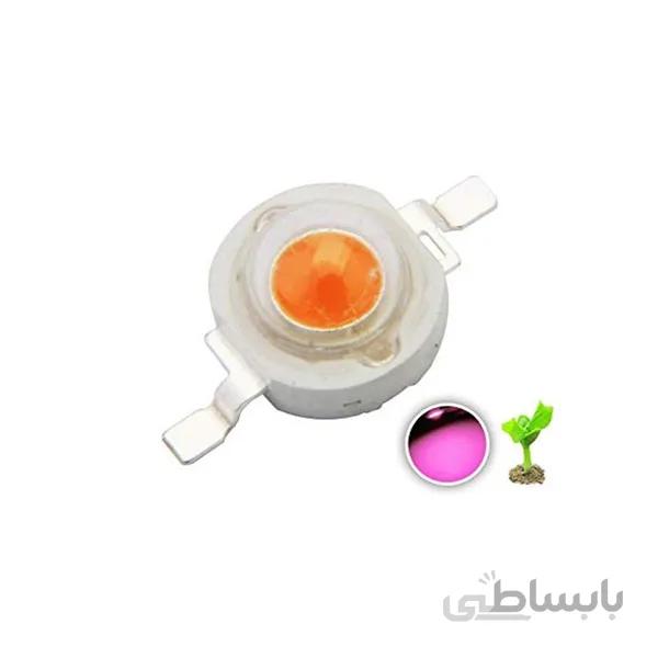 LED پاور 3.3V 3W مخصوص رشد گیاه
