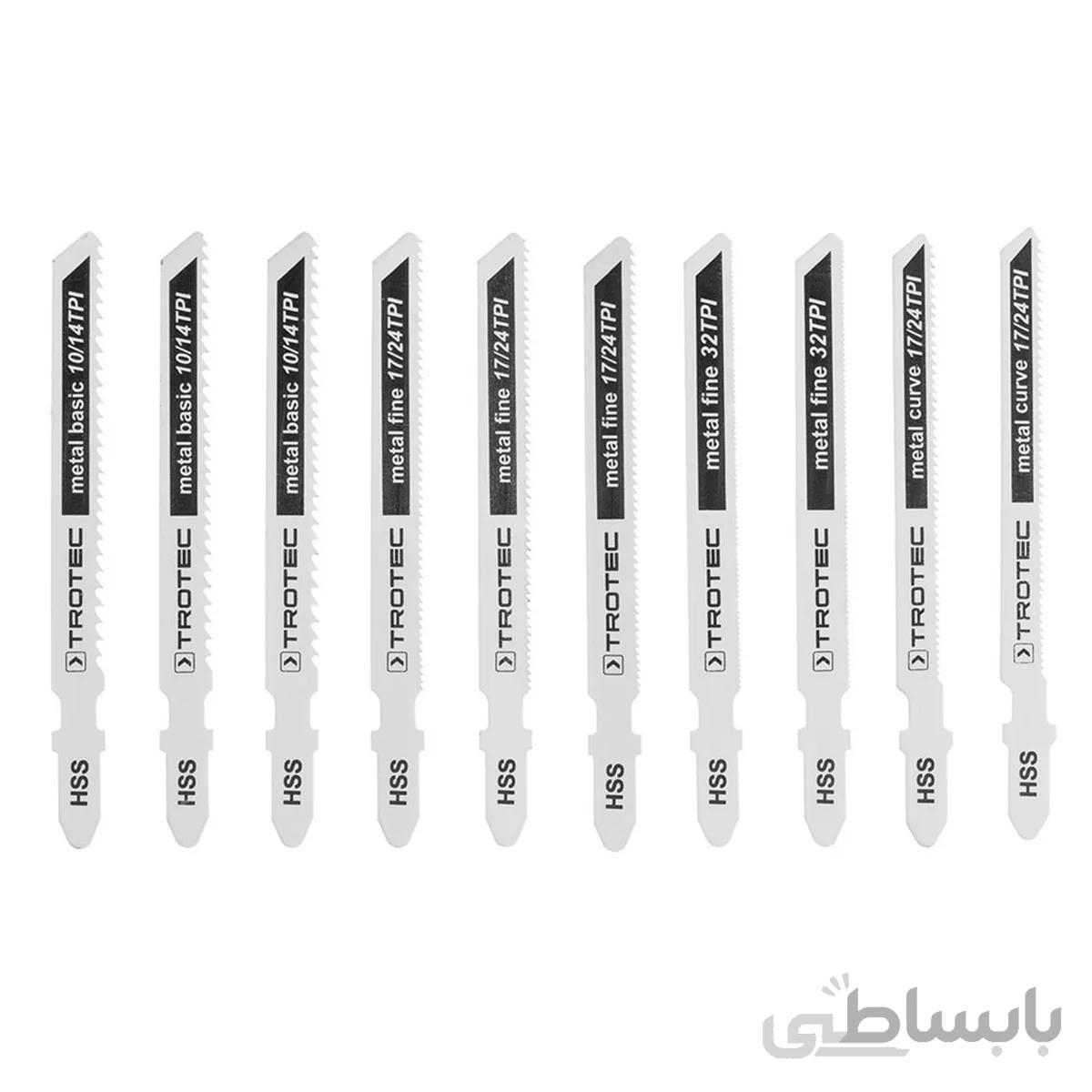 مجموعه 10 عددی تیغ اره تروتک مدل HSS