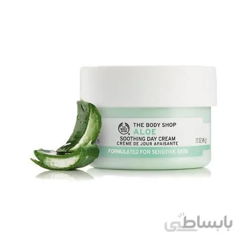 کرم مرطوب کننده و آبرسان بادی شاپ سری آلوئه‌ ورا حجم ۵۰ میلی لیتر