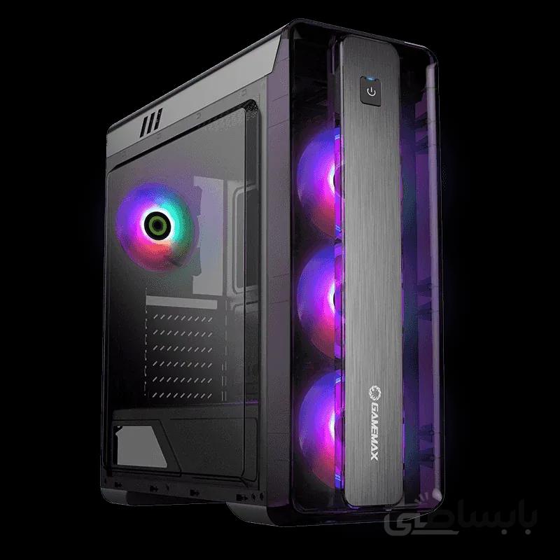 کیس کامپیوتر GAME MAX MoonLight FRGB رنگ مشکی