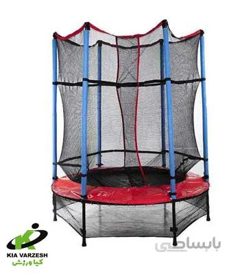 ترامپولین حفاظ دار با قطر 150 سانتی متر ا protected trampoline diameter 150 cm