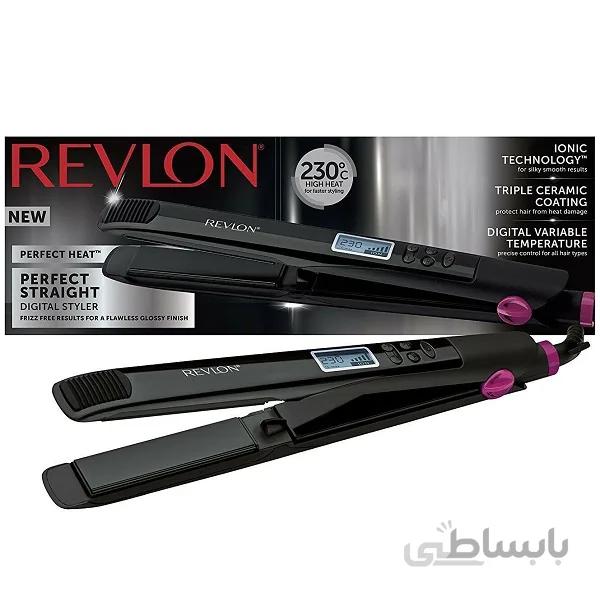 اتو موی صفحه دیجیتال رولون Revlon مدل RVST2165UK دمای ۲۳۰ درجه ا Revlon Perfect Straight Digital Styler RVST2165UK