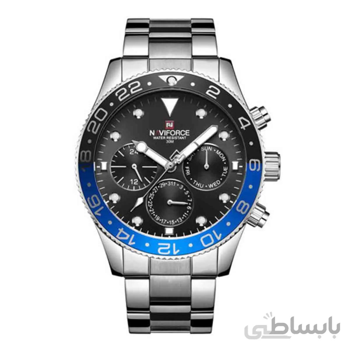 ساعت مچی نیوی فورس مردانه سیلور مدل Naviforce 9147