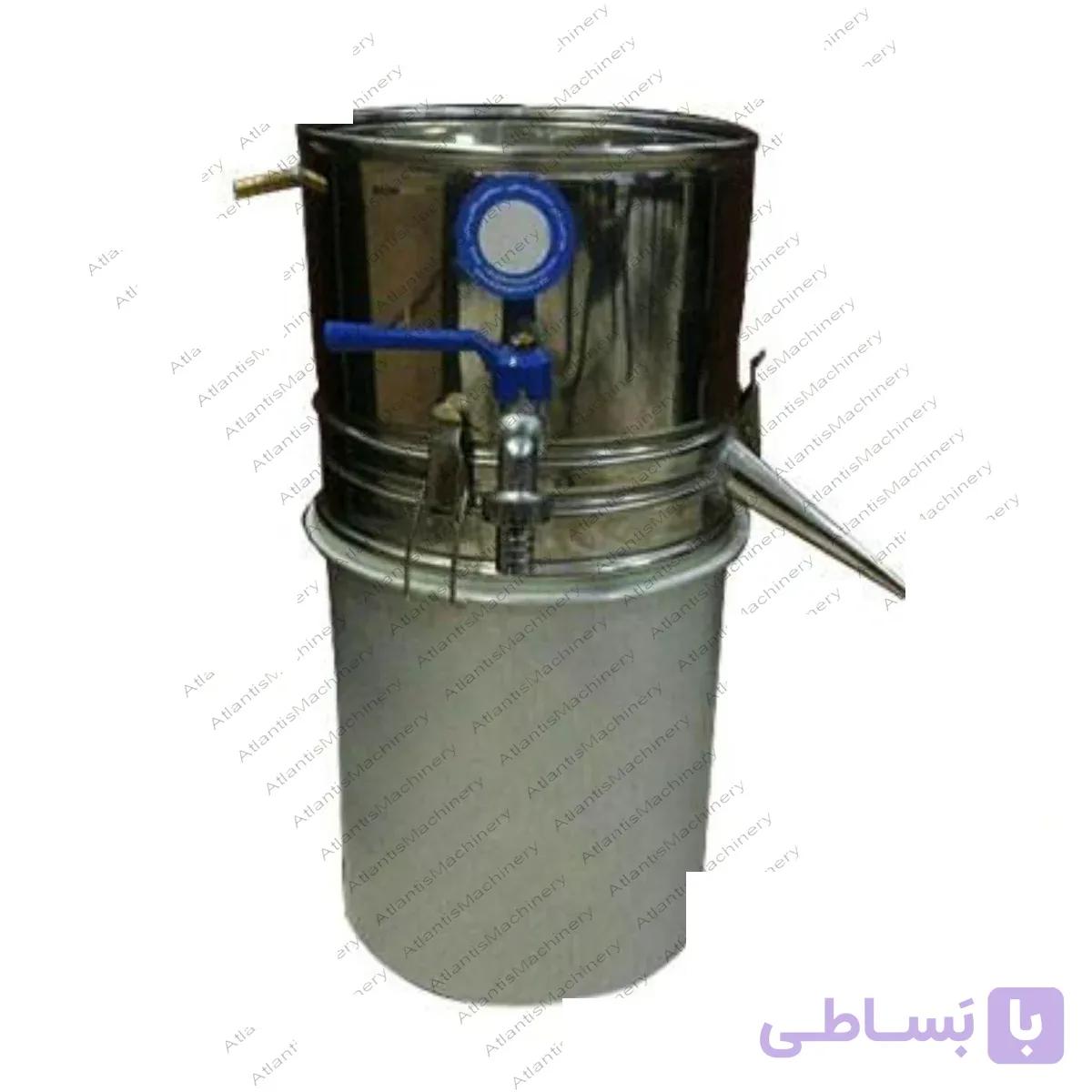 دستگاه تقطیر(عرق گیر) 30 لیتری سنتی لوله کوتاه با کندانسور(خنک کننده) آبی ایرانی