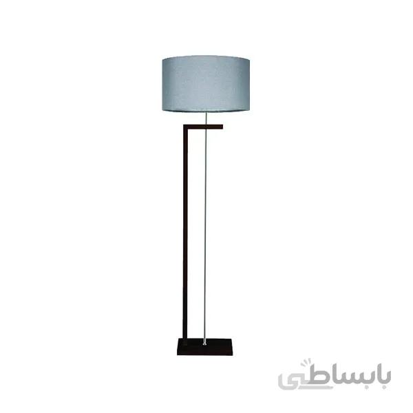 آباژور ایستاده چوبی چشمه نور مدل ML7034/BR-T شید طوسی