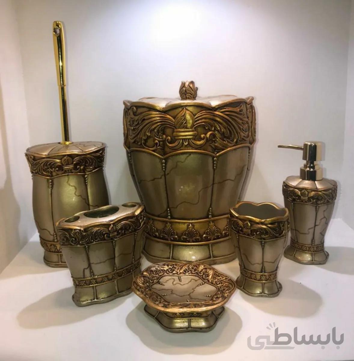 ست سرویس لوازم بهداشتی رزین کد ۱۰۲۴۲۱