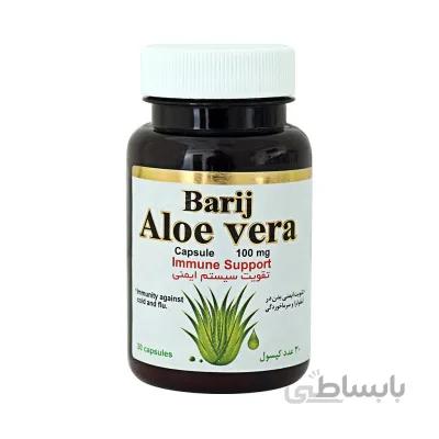 کپسول نرم آلوئه ورا 100 میلی گرم باریج اسانس 30 عددی ا Barij Essence Aloevera