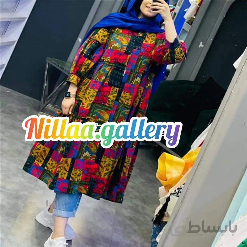 مانتو دخترانه لنین طرح دار کد 100