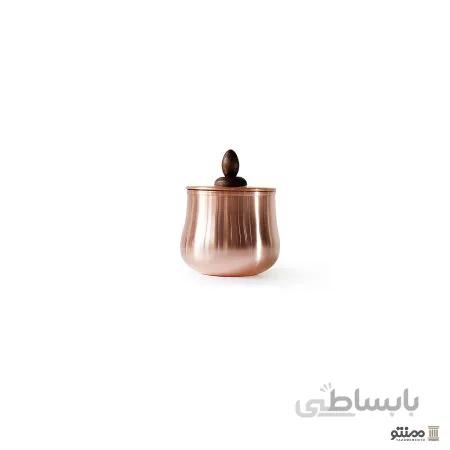 قندان مسی مدل درپوش چوبی
Copper candy model wooden cap