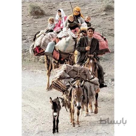 نخ و نقشه تابلو فرش طرح ایرانی کد 87