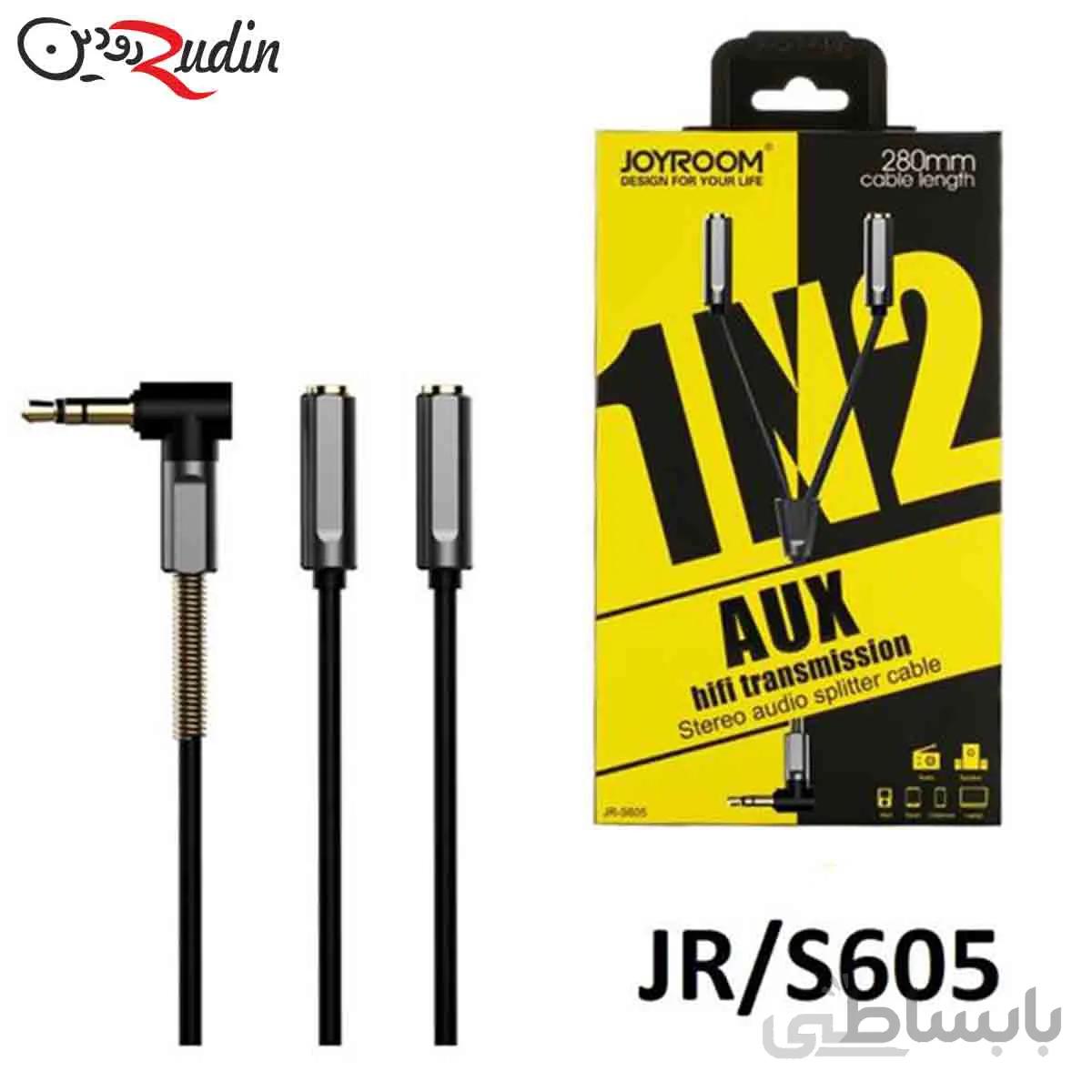 کابل انتقال صدای 3.5 میلیمتری AUX مدل JoyRoom JR-S605
