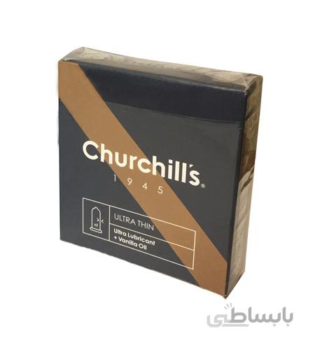 کاندوم چرچیلز فوق العاده نازک مدل UltraThin بسته 3 عددی