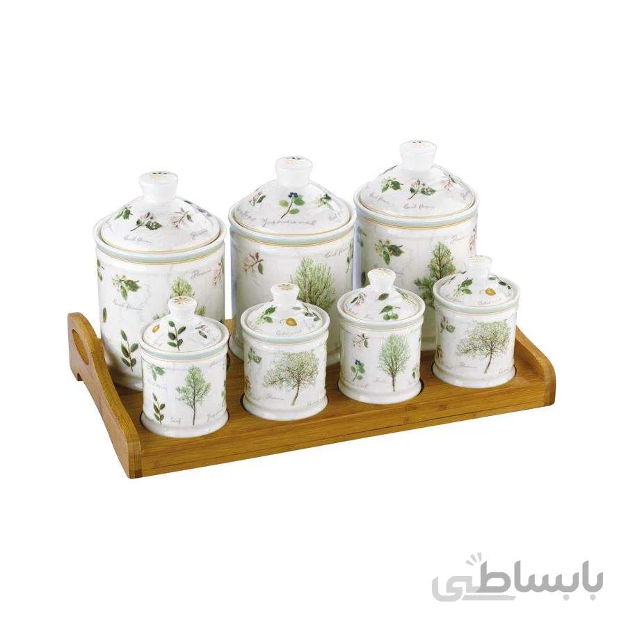 ست جا ادویه 7 پارچه امسان مدل ilyada