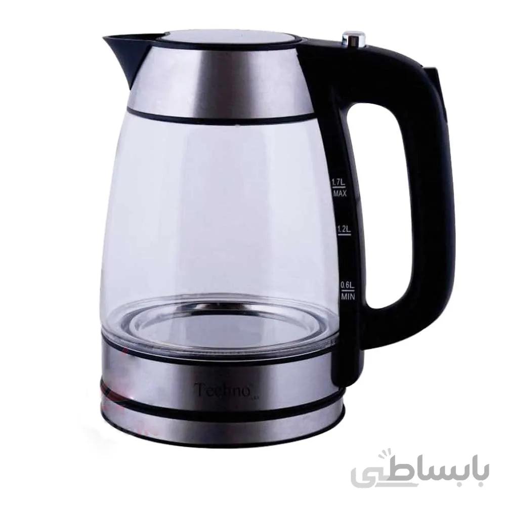 کتری برقی شیشه ای تکنو مدل Te-82