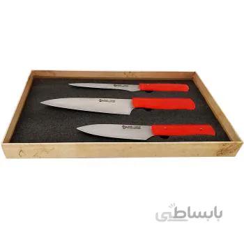 سرویس سه پارچه کارد آشپزخانه کوچک الماس زنجان