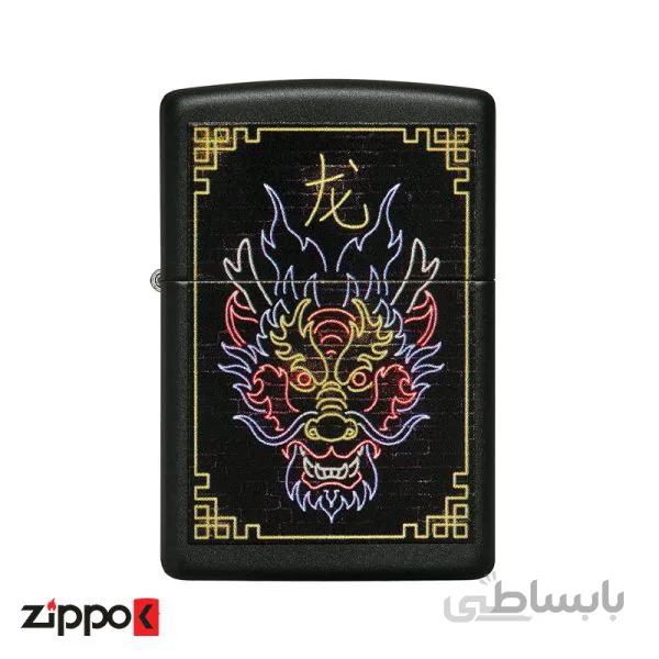 فندک زیپو Neon Dragon Design کد 49396