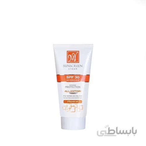 کرم ضد افتاب فیزیکال SPF 30 مای