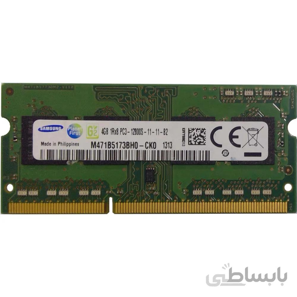 رم لپ تاپ سامسونگ PC3 DDR 3 مدل M471B5173BHO ظرفیت ۴ گیگابایت ا Samsung RAM 4 GB DDR3 PC3