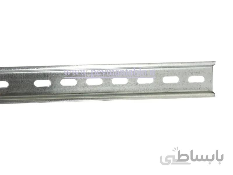 ریل مینیاتوری گالوانیزه ضخامت ورق 9/. طول نود سانتیمتر