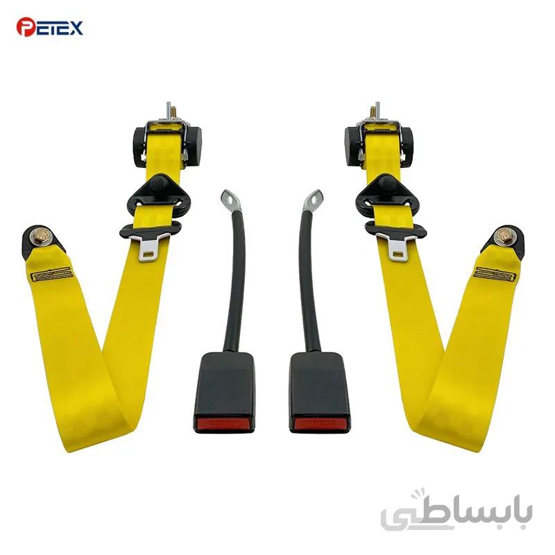 کمربند جلو طرفین پاترول سری فابریک کد B رنگ زرد