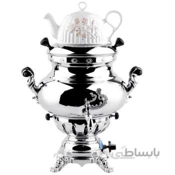 سماور گازی زافر مدل نگین گنجایش 6 لیتر