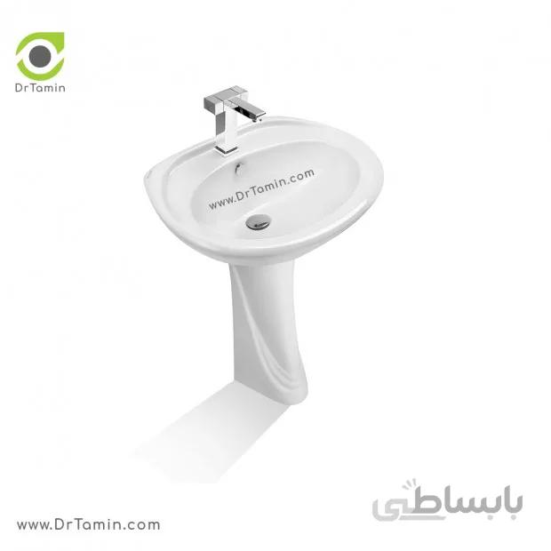 روشویی پایه دار مروارید مدل مرجان