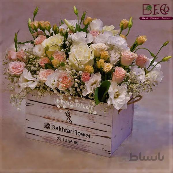 باکس گل لیسیانتوس و رز