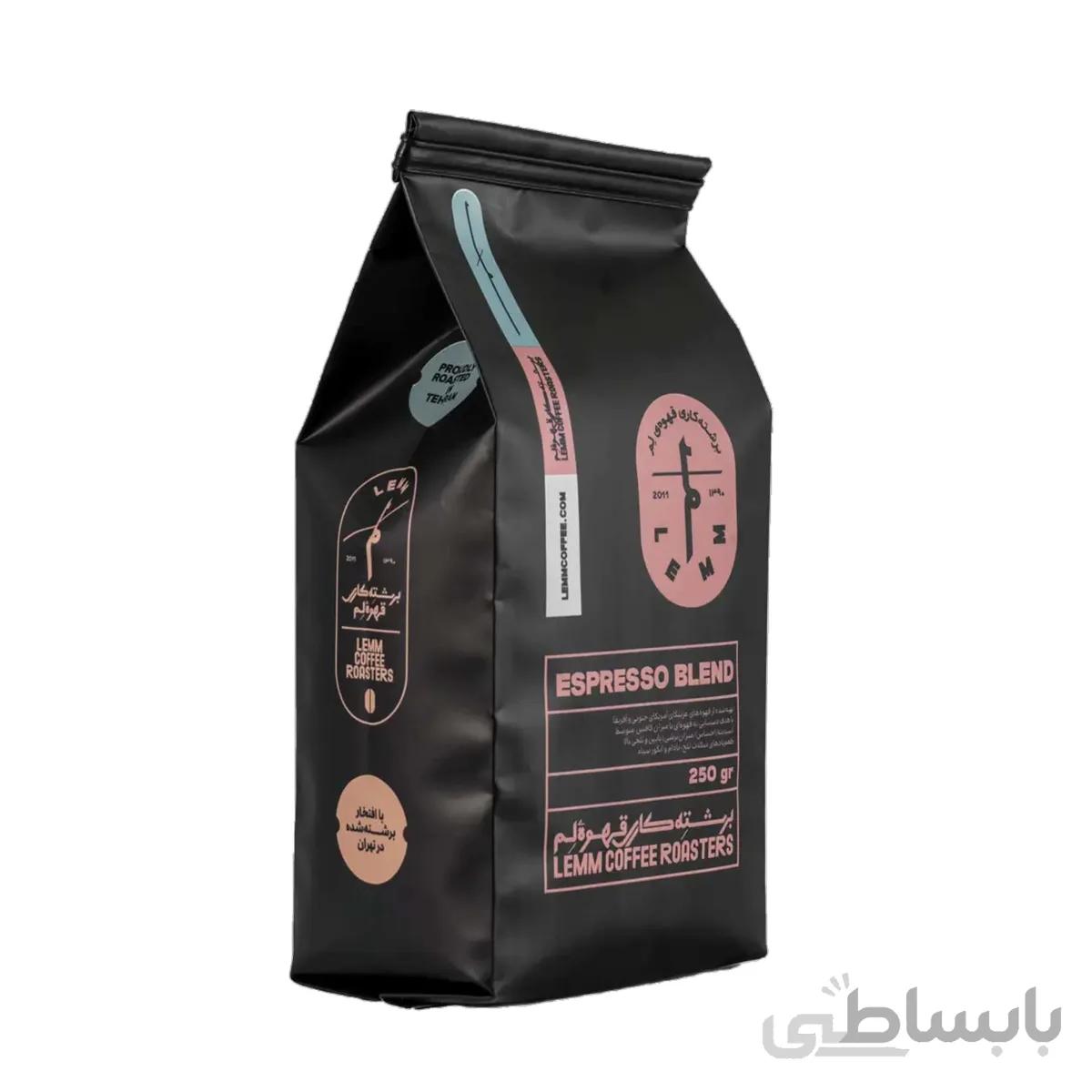 قهوه اسپرسو بلند (100% عربیکا)250 گرمی