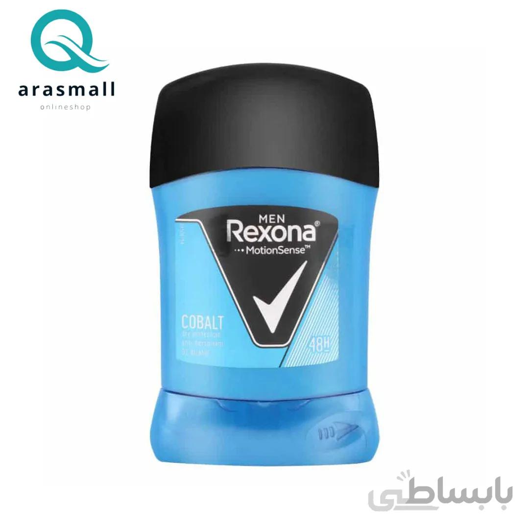 استیک دیودورانت ضد تعریق رکسونا Rexona مردانه مدل Cobalt Dry حجم 40 میلی لیتر