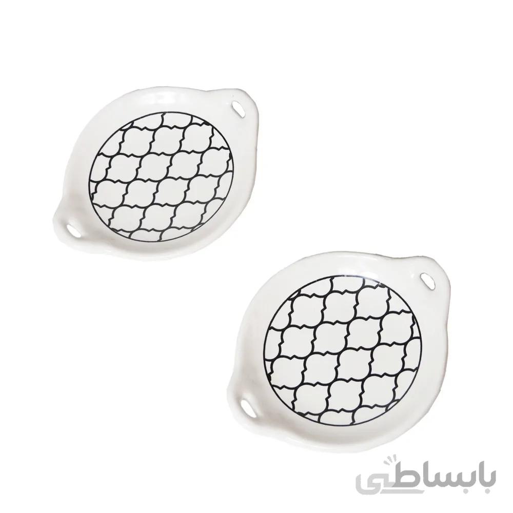 ظرف سرو مایا هوم مدل دایره بسته دو عددی 005