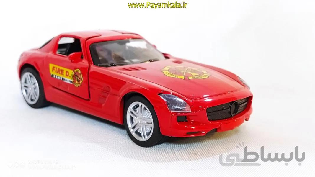 اسباب بازی ماشین آتشنشانی مرسدس بنز (XULI-QHT CAR) قرمز