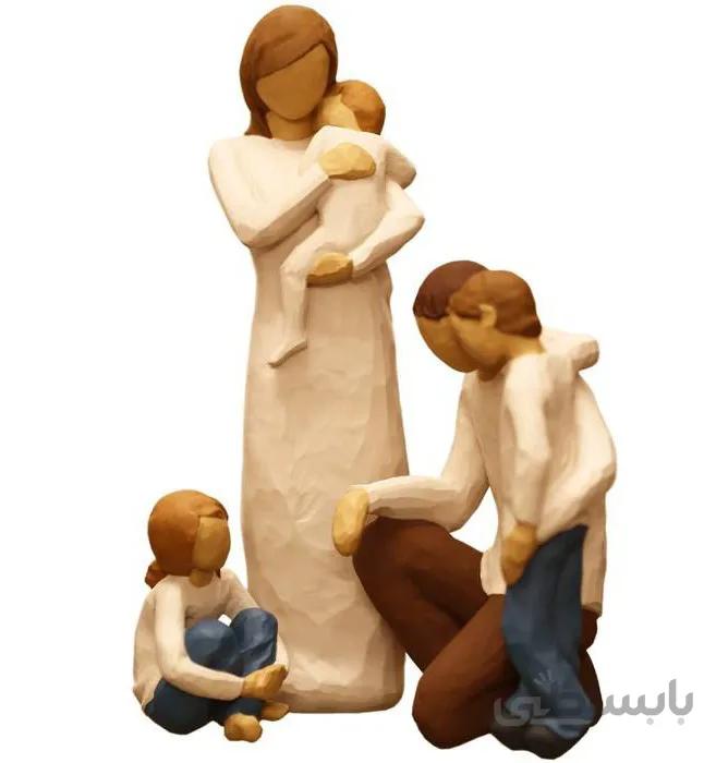 مجسمه امین کامپوزیت مدل Family Grouping کد 515 مجموعه 3 عددی