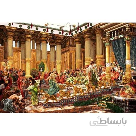 نخ و نقشه تابلو فرش طرح ایرانی کد 85