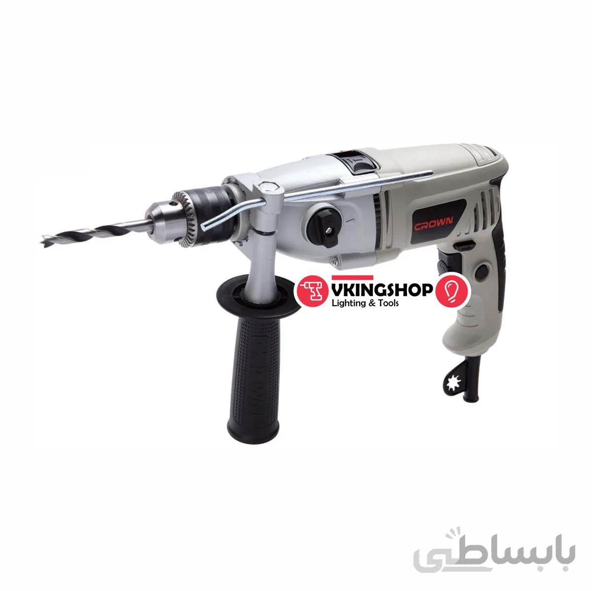 دریل 13 میلیمتر 1050 وات سه نظام اتومات کرون مدل CT10068