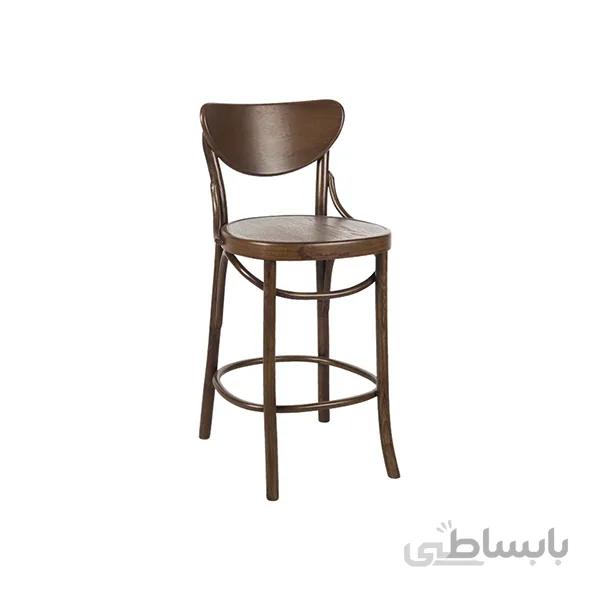صندلی بار لهستانی مدل O711 هنر خم چوب