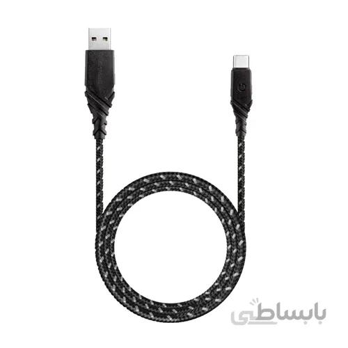 کابل USB-C به USB-A انرژیا مدل DuraGlitz طول 3 متر
