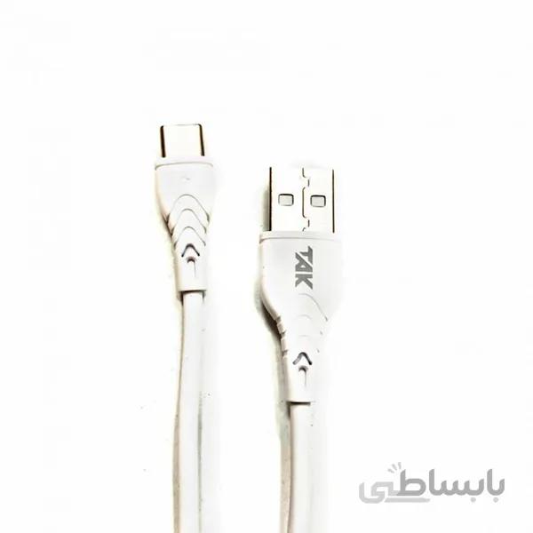 کابل شارژر تایپ سی اورجینال برند Tak مدل CK-120