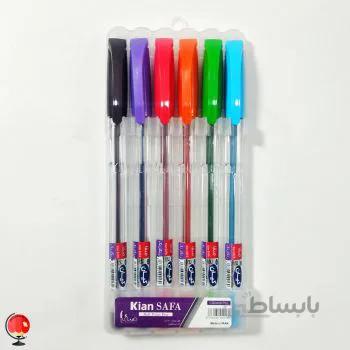 خودکار رنگی کیان مدل قابدار بسته 6 عددی