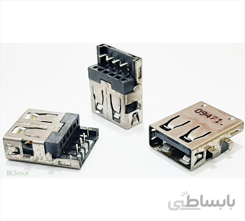 جک USB2 لپ تاپ کد 609 ا USB 2.0 Port Jack Socket