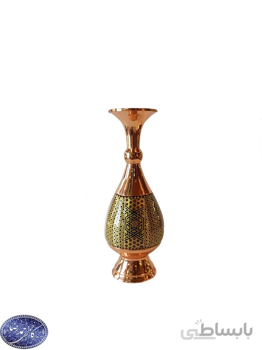 گلدان مس و خاتم 20