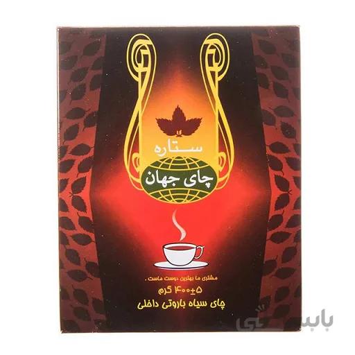 چای جهان ستاره داخلی 400 گرم کارتن 24 عددی